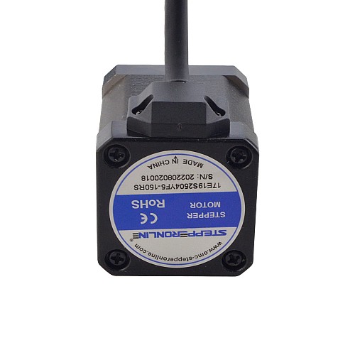 NEMA 17 External Acme Linear Stepper Motor 2.5A 48mm Stack Screw Lead 25.4mm(1) Lead Length 150mm - 17E19S2504YF5-150RS | StepperOnline CA