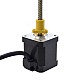 NEMA 17 External Acme Linear Stepper Motor 2.5A 48mm Stack Screw Lead 25.4mm(1) Lead Length 150mm - 17E19S2504YF5-150RS | StepperOnline CA