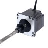 Nema 23 External 56mm Stack 3.0A Lead 8mm(0.31496") Length 150mm - 23E20S0904MB2-150RS | StepperOnline CA