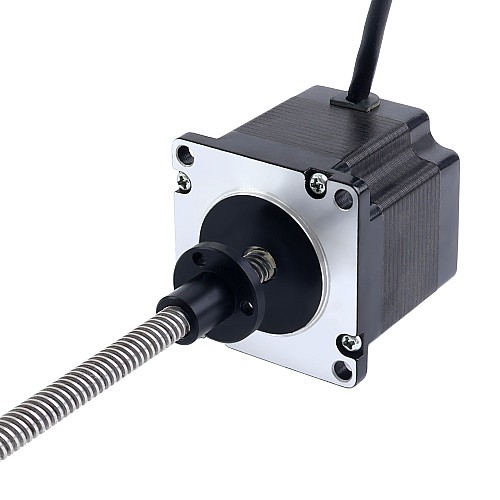 Nema 23 External 56mm Stack 3.0A Lead 8mm(0.31496") Length 150mm - 23E20S0904MB2-150RS | StepperOnline CA