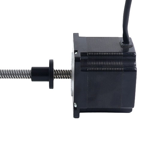 Nema 23 External 56mm Stack 3.0A Lead 8mm(0.31496") Length 150mm - 23E20S0904MB2-150RS | StepperOnline CA
