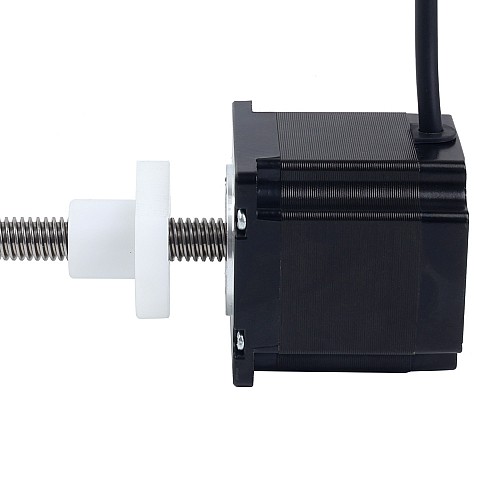 Nema 23 External 56mm Stack 2.0A Lead 4mm(0.15748) Length 300mm - 23E22S2004DJ4-300RS | StepperOnline CA