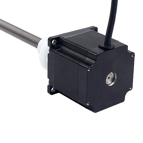 Nema 23 External 56mm Stack 2.0A Lead 4mm(0.15748) Length 300mm - 23E22S2004DJ4-300RS | StepperOnline CA