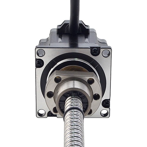 NEMA 23 External Ball Screw Linear Stepper Motor 3.0A 56mm Stack Screw Lead 5mm(0.1969) Lead Length 200mm - 23E22S3004BVL5-200RS | StepperOnline CA