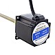 NEMA 23 External Acme Linear Stepper Motor 3.0A 56mm Stack Screw Lead 1.27mm(0.05) Lead Length 200mm - 23E22S3004FG5-200RS | StepperOnline CA