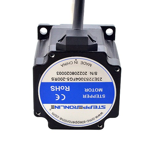 NEMA 23 External Acme Linear Stepper Motor 3.0A 56mm Stack Screw Lead 1.27mm(0.05) Lead Length 200mm - 23E22S3004FG5-200RS | StepperOnline CA