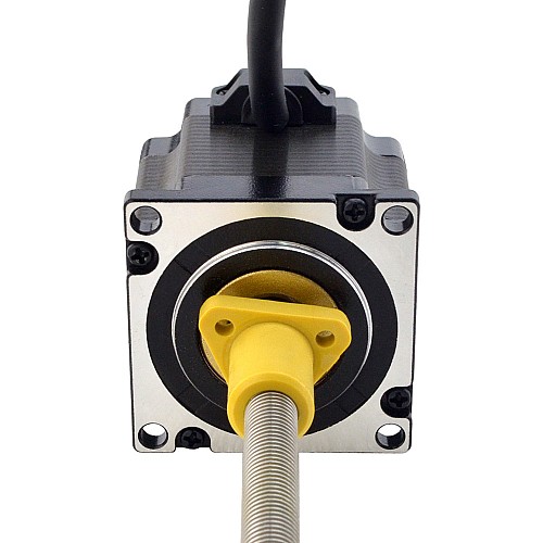 NEMA 23 External Acme Linear Stepper Motor 3.0A 56mm Stack Screw Lead 1.27mm(0.05) Lead Length 200mm - 23E22S3004FG5-200RS | StepperOnline CA
