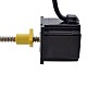 NEMA 23 External Acme Linear Stepper Motor 3.0A 56mm Stack Screw Lead 2.54mm(0.1) Lead Length 200mm - 23E22S3004GG5-200RS | StepperOnline CA