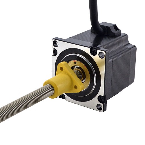 NEMA 23 External Acme Linear Stepper Motor 3.0A 56mm Stack Screw Lead 5.08mm(0.2) Lead Length 200mm - 23E22S3004HG5-200RS | StepperOnline CA
