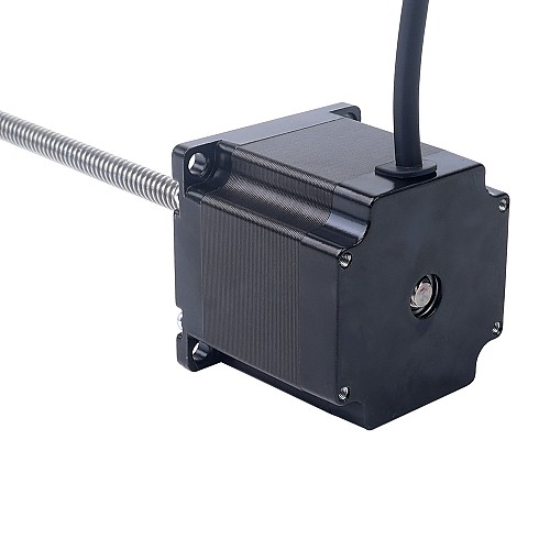 Nema 23 External 56mm Stack 3.0A Lead 8mm(0.31496) Length 150mm - 23E22S3004MB4-150RB | StepperOnline CA