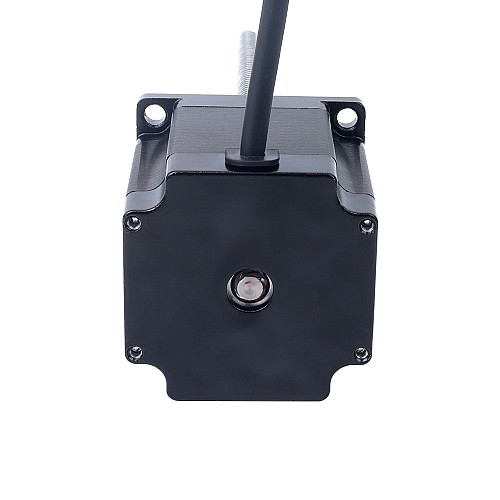 Nema 23 External 56mm Stack 3.0A Lead 8mm(0.31496) Length 150mm - 23E22S3004MB4-150RB | StepperOnline CA
