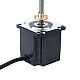 Nema 23 External 56mm Stack 3.0A Lead 8mm(0.31496) Length 150mm - 23E22S3004MB4-150RB | StepperOnline CA