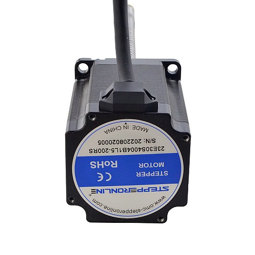 NEMA 23 External Ball Screw Linear Stepper Motor 4.0A 75mm Stack Screw Lead 10mm(0.3937) Lead Length 200mm - 23E30S4004B1L5-200RS | StepperOnline CA