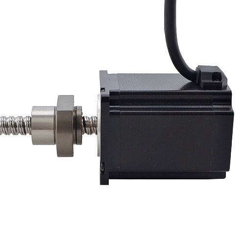 NEMA 23 External Ball Screw Linear Stepper Motor 4.0A 75mm Stack Screw Lead 5mm(0.1969) Lead Length 200mm - 23E30S4004BVL5-200RS | StepperOnline CA