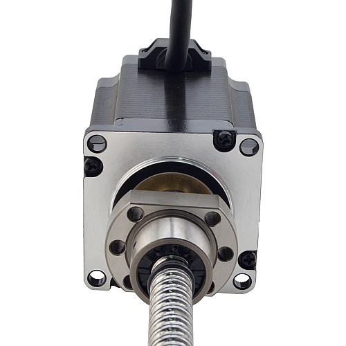 NEMA 23 External Ball Screw Linear Stepper Motor 4.0A 75mm Stack Screw Lead 5mm(0.1969) Lead Length 200mm - 23E30S4004BVL5-200RS | StepperOnline CA