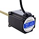 NEMA 23 External Acme Linear Stepper Motor 4.0A 76mm Stack Screw Lead 2.54mm(0.1) Lead Length 200mm - 23E30S4004GG5-200RS | StepperOnline CA NEMA 23 External Acme Linear Stepper Motor 4.0A 76mm Stack Screw Lead 2.54mm(0.1) Lead Length 200mm - 23E30S4004GG5-200RS | StepperOnline CA