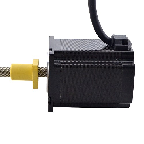 NEMA 23 External Acme Linear Stepper Motor 4.0A 76mm Stack Screw Lead 10.16mm(0.4) Lead Length 200mm - 23E30S4004NG5-200RS | StepperOnline CA NEMA 23 External Acme Linear Stepper Motor 4.0A 76mm Stack Screw Lead 10.16mm(0.4) Lead Length 200mm - 23E30S4004NG5-200RS | StepperOnline CA