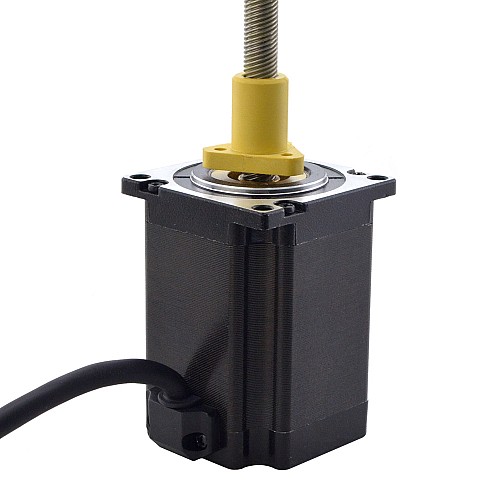 NEMA 23 External Acme Linear Stepper Motor 4.0A 76mm Stack Screw Lead 10.16mm(0.4) Lead Length 200mm - 23E30S4004NG5-200RS | StepperOnline CA NEMA 23 External Acme Linear Stepper Motor 4.0A 76mm Stack Screw Lead 10.16mm(0.4) Lead Length 200mm - 23E30S4004NG5-200RS | StepperOnline CA