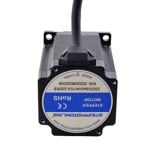 NEMA 23 External Acme Linear Stepper Motor 4.0A 76mm Stack Screw Lead 25.4mm(1) Lead Length 200mm - 23E30S4004YG5-200RS | StepperOnline CA NEMA 23 External Acme Linear Stepper Motor 4.0A 76mm Stack Screw Lead 25.4mm(1) Lead Length 200mm - 23E30S4004YG5-200RS | StepperOnline CA