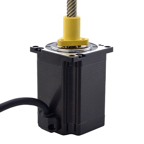 NEMA 23 External Acme Linear Stepper Motor 4.0A 76mm Stack Screw Lead 25.4mm(1) Lead Length 200mm - 23E30S4004YG5-200RS | StepperOnline CA NEMA 23 External Acme Linear Stepper Motor 4.0A 76mm Stack Screw Lead 25.4mm(1) Lead Length 200mm - 23E30S4004YG5-200RS | StepperOnline CA
