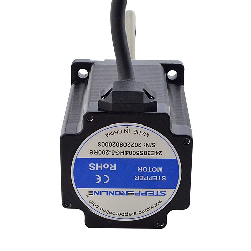 NEMA 24 External Acme Linear Stepper Motor 5.0A 75mm Stack Screw Lead 5.08mm(0.2) Lead Length 200mm - 24E30S5004HG5-200RS | StepperOnline CA NEMA 24 External Acme Linear Stepper Motor 5.0A 75mm Stack Screw Lead 5.08mm(0.2) Lead Length 200mm - 24E30S5004HG5-200RS | StepperOnline CA