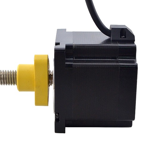 NEMA 34 External Acme Linear Stepper Motor 5.5A 76mm Stack Screw Lead 2.54mm(0.1) Lead Length 200mm - 34E30S5504GK5-200RS | StepperOnline CA