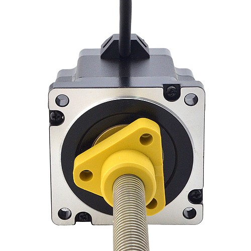 NEMA 34 External Acme Linear Stepper Motor 5.5A 76mm Stack Screw Lead 2.54mm(0.1) Lead Length 200mm - 34E30S5504GK5-200RS | StepperOnline CA
