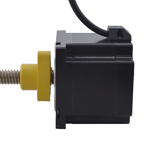 NEMA 34 External Acme Linear Stepper Motor 5.5A 76mm Stack Screw Lead 6.35mm(0.25) Lead Length 200mm - 34E30S5504RK5-200RS | StepperOnline CA