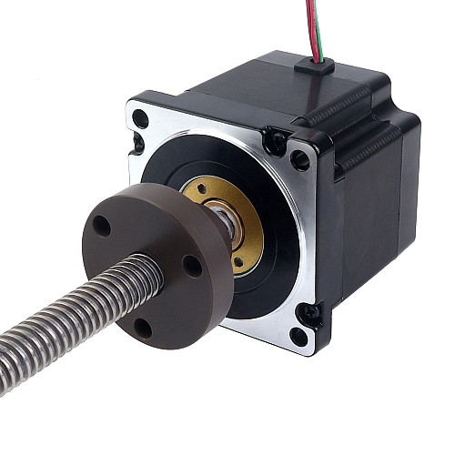 NEMA 34 External Acme Linear Stepper Motor 5.5A 76mm Stack Screw Lead 6.35mm(0.25) Lead Length 250mm - 34E31S5504RK5-250RS | StepperOnline CA NEMA 34 External Acme Linear Stepper Motor 5.5A 76mm Stack Screw Lead 6.35mm(0.25) Lead Length 250mm - 34E31S5504RK5-250RS | StepperOnline CA