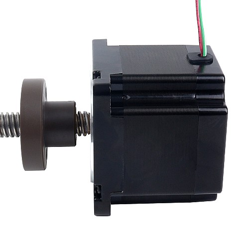 NEMA 34 External Acme Linear Stepper Motor 5.5A 76mm Stack Screw Lead 6.35mm(0.25) Lead Length 250mm - 34E31S5504RK5-250RS | StepperOnline CA NEMA 34 External Acme Linear Stepper Motor 5.5A 76mm Stack Screw Lead 6.35mm(0.25) Lead Length 250mm - 34E31S5504RK5-250RS | StepperOnline CA