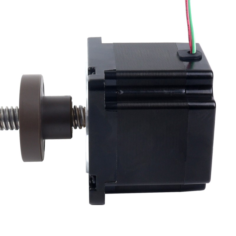 NEMA 34 External Acme Linear Stepper Motor 5.5A 76mm Stack Screw Lead 6.35mm(0.25) Lead Length 250mm - 34E31S5504RK5-250RS | StepperOnline CA