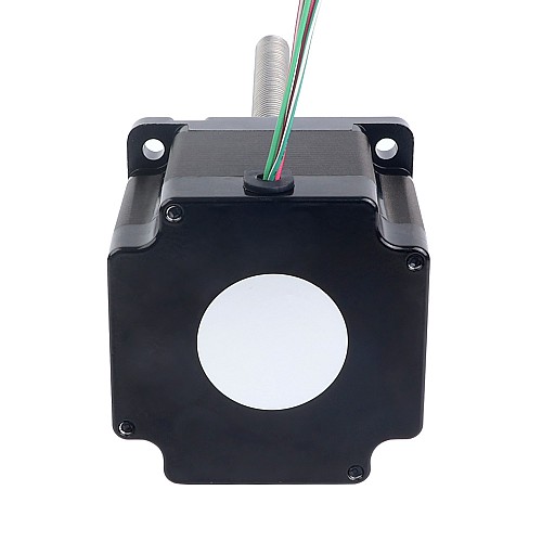 NEMA 34 External Acme Linear Stepper Motor 5.5A 76mm Stack Screw Lead 6.35mm(0.25) Lead Length 250mm - 34E31S5504RK5-250RS | StepperOnline CA NEMA 34 External Acme Linear Stepper Motor 5.5A 76mm Stack Screw Lead 6.35mm(0.25) Lead Length 250mm - 34E31S5504RK5-250RS | StepperOnline CA