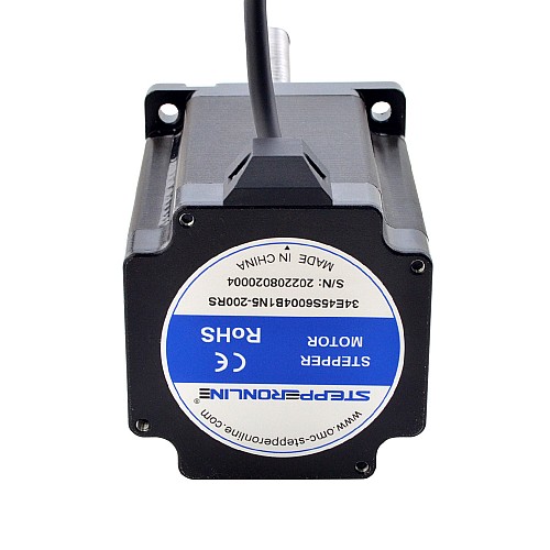 NEMA 34 External Ball Screw Linear Stepper Motor 8Nm(1132.90oz.in) 6.0A 114mm Stack Screw Lead 10mm(0.3937) Lead Length 200mm - 34E45S6004B1Q5-200RS | StepperOnline CA