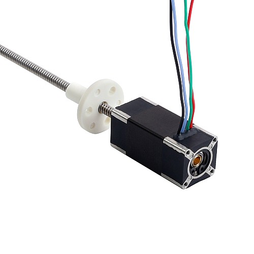 Nema 6 External Trapezoidal Linear Stepper Motor 0.3A 32mm Stack Screw Lead 2mm(0.07874) Lead Length 100mm - 6E13S0304AC7-100RS | StepperOnline CA Nema 6 External Trapezoidal Linear Stepper Motor 0.3A 32mm Stack Screw Lead 2mm(0.07874) Lead Length 100mm - 6E13S0304AC7-100RS | StepperOnline CA
