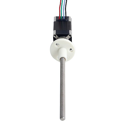 Nema 6 External Trapezoidal Linear Stepper Motor 0.3A 32mm Stack Screw Lead 2mm(0.07874) Lead Length 100mm - 6E13S0304AC7-100RS | StepperOnline CA Nema 6 External Trapezoidal Linear Stepper Motor 0.3A 32mm Stack Screw Lead 2mm(0.07874) Lead Length 100mm - 6E13S0304AC7-100RS | StepperOnline CA