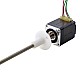 Nema 8 External 28.2mm Stack 0.24A Lead 2mm(0.07874) Length 150mm - 8E11S0244AC5-150RS | StepperOnline CA