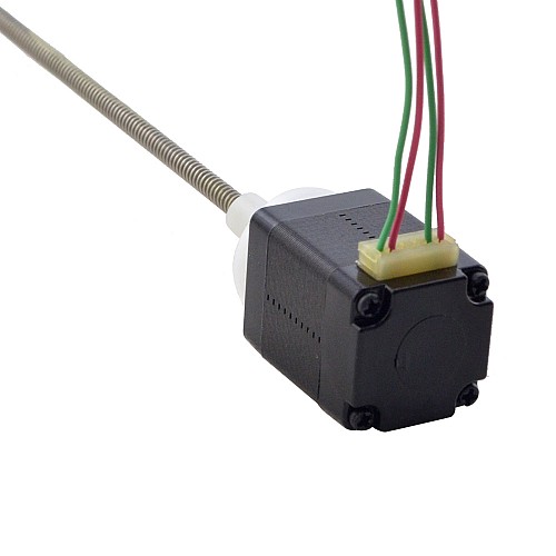 Nema 8 External 28.2mm Stack 0.24A Lead 2mm(0.07874) Length 150mm - 8E11S0244AC5-150RS | StepperOnline CA