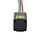 Nema 8 External 28.2mm Stack 0.24A Lead 2mm(0.07874) Length 150mm - 8E11S0244AC5-150RS | StepperOnline CA