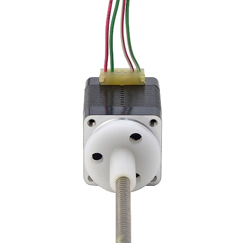Nema 8 External 28.2mm Stack 0.24A Lead 2mm(0.07874) Length 150mm - 8E11S0244AC5-150RS | StepperOnline CA