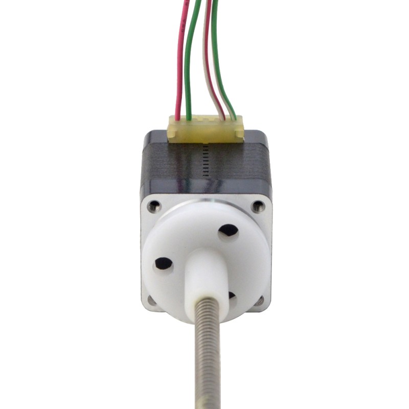 Nema 8 External 28.2mm Stack 0.24A Lead 2mm(0.07874) Length 150mm - 8E11S0244AC5-150RS | StepperOnline CA