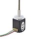 Nema 8 External 28.2mm Stack 0.24A Lead 2mm(0.07874) Length 150mm - 8E11S0244AC5-150RS | StepperOnline CA