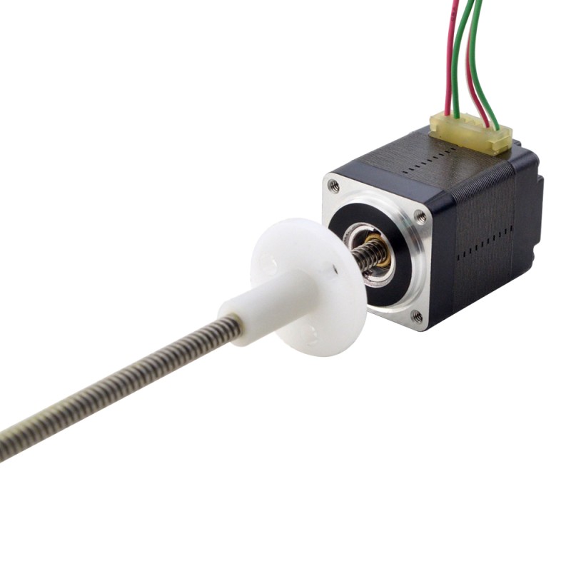 Nema 8 External 28.2mm Stack 0.24A Lead 2mm(0.07874) Length 150mm - 8E11S0244AC5-150RS | StepperOnline CA