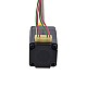 NEMA 8 External Trapezoidal Linear Stepper Motor 0.5A 30mm Stack Screw Lead 2mm(0.07874) Lead Length 100mm - 8E11S0504AC5-100RS | StepperOnline CA