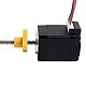 NEMA 8 External Trapezoidal Linear Stepper Motor 0.5A 28.2mm Stack Screw Lead 1mm(0.03937) Lead Length 100mm - 8E11S0504SC5-100RS | StepperOnline CA NEMA 8 External Trapezoidal Linear Stepper Motor 0.5A 28.2mm Stack Screw Lead 1mm(0.03937) Lead Length 100mm - 8E11S0504SC5-100RS | StepperOnline CA