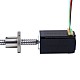 NEMA 8 External Ball Screw Linear Stepper Motor 0.5A 38.2mm Stack Screw Lead 2mm(0.07874) Lead Length 150mm - 8E15S0504BAM5-150RS | StepperOnline CA