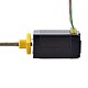 NEMA 8 External Trapezoidal Linear Stepper Motor 0.5A 38.2mm StackScrew Lead 4mm(0.1575) Lead Length 100mm - 8E15S0504DC5-100RS | StepperOnline CA