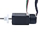 NEMA 8 External Trapezoidal Linear Stepper Motor 0.5A 38mm Stack Screw Lead 1mm(0.03937") w/ Optical Incremental Encoder 1000PPR - 8E15S0504SC4-100RS-OE1K | StepperOnline CA