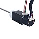 NEMA 8 External Trapezoidal Linear Stepper Motor 0.5A 38mm Stack Screw Lead 1mm(0.03937") w/ Optical Incremental Encoder 1000PPR - 8E15S0504SC4-100RS-OE1K | StepperOnline CA