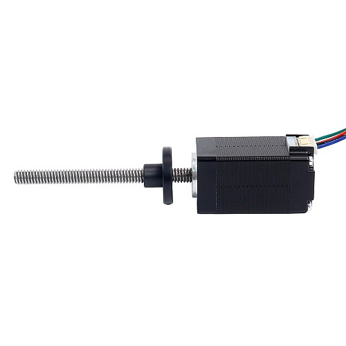 Nema 8 External Trapezoidal Linear Stepper Motor 0.6A 38mm Stack Screw Lead 2mm(0.07874) Lead Length 60mm - 8E15S0604AA2-060RS | StepperOnline CA