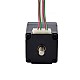 Nema 11 Non-captive 32.2mm Stack 0.42A Lead 0.635mm(0.025) Length 150mm - 11N13S0424ED5-150RS | StepperOnline CA
